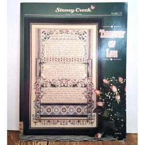 Vintage Stoney Creek Tapestry Of Life Cross Stitch Pattern Leaflet 72 NOS